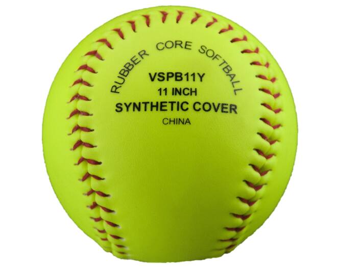 Benson VSPB11Y 11 inch Seamed Official League Soft Practice Softball