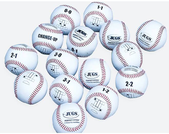 Jugs Perfect Pitch Baseball Throwing Style Trainer (15 Pack)