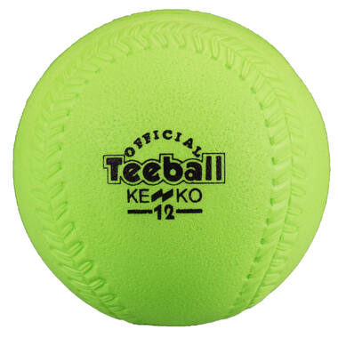 Kenko KT12 Silicone 3.2oz Tee Ball | Light Green Baseball
