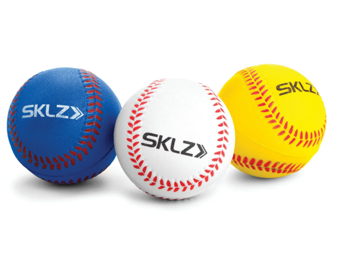 SKLZ 100% Foam Training Baseballs for Fielding & Hitting (6 Pack) 212686
