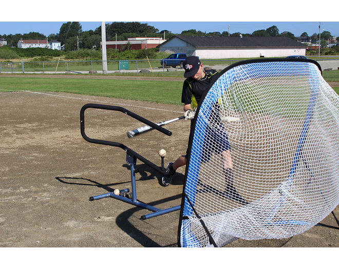 Louisville Slugger Ultra Instructo Swing (L30325) | Adjustable | Baseball Batting Tee Trainer 