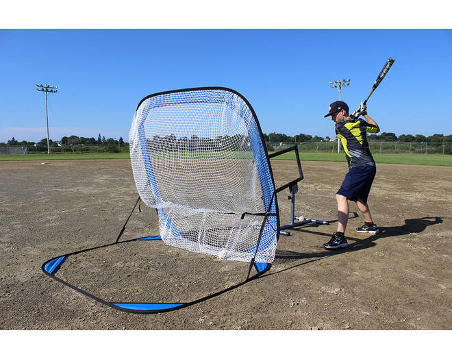 Louisville Slugger Ultra Instructo Swing (L30325) | Adjustable | Baseball Batting Tee Trainer 
