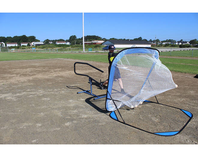 Louisville Slugger Ultra Instructo Swing (L30325) | Adjustable | Baseball Batting Tee Trainer 