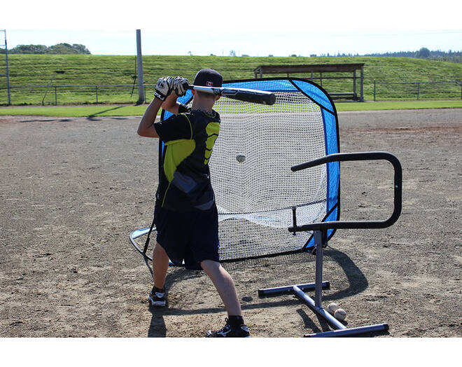 Louisville Slugger Ultra Instructo Swing (L30325) | Adjustable | Baseball Batting Tee Trainer 