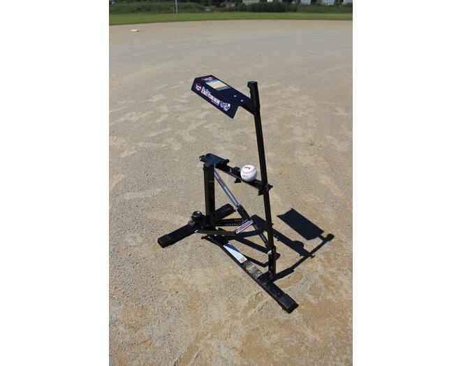 Louisville Slugger L60222 Black Flame | Coil Spring Operated Multi-Sport Pitching Machine