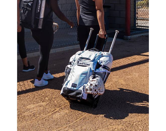 Easton JSCATWB Catchers Wheeled Bag Jen Schro Color White