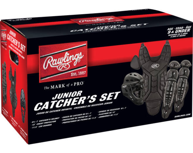 Rawlings Player Series Catcher Set (PLCSJR) Junior Color Black