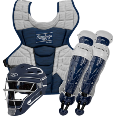 Rawlings CSV2A Velo 2.0 Adult Catcher's Set Color Navy/White
