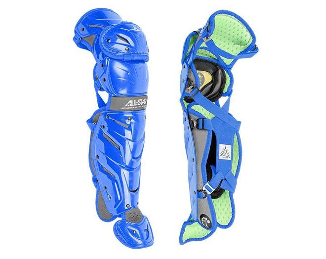 All Star LG912S7X Young System 7 Axis Pro Leg Guard | 13,5¨ Inch Color Royal