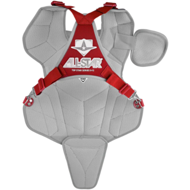 All Star CPCC-TS-79 Top Star Chest Protector 7 Color Scarlet