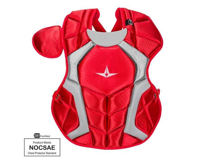 All Star CPCC912PS Chest Protector Color Scarlet