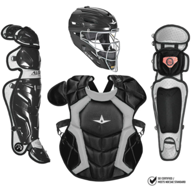 All Star CKCCPRO1 Professional Catcher's Kit Color Black