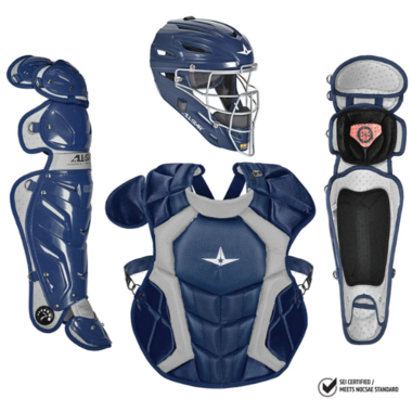 All Star CKCCPRO1 Professional Catcher's Kit Color Navy