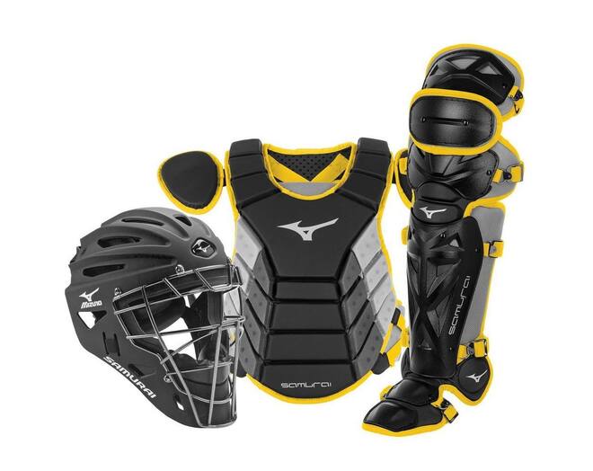 Mizuno Samurai Mens Box Set - 15 Color Black/Yellow