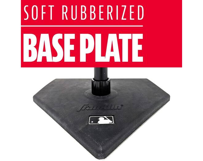 Franklin MLB Flex Top Pro Batting Tee (24953) | Adjustable Hitting Baseball Trainer 
