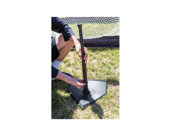 SKLZ Youth Pop Back Tee (02891) | Baseball Adjustable Batting Tee Trainer 