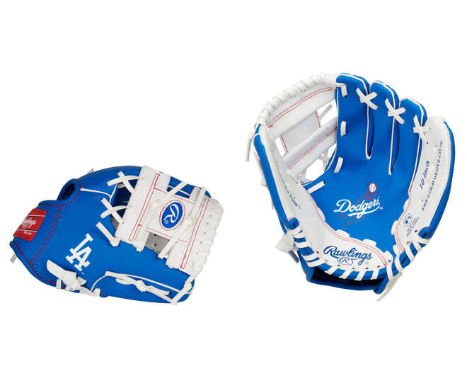 Rawlings MLB Logo Gloves LH 10 Inch Team Dodgers