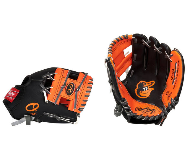 Rawlings MLB Logo Gloves LH 10 Inch Team Orioles