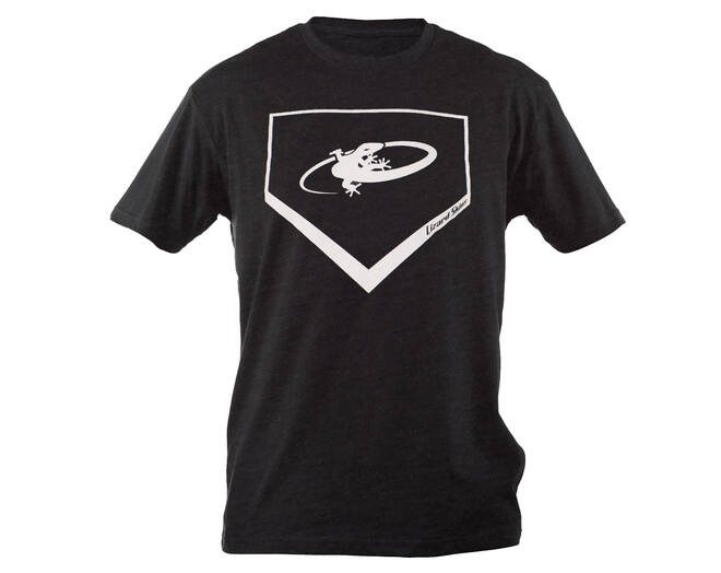 Lizard Home Plate, Next Level T-Shirt S Dark Charcoal