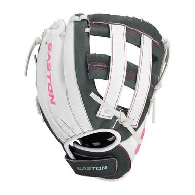 Easton GFY10PK Pigskin Leather Ghost Flex Youth Fastpitch Glove 10 Inch | Left Hand Catch