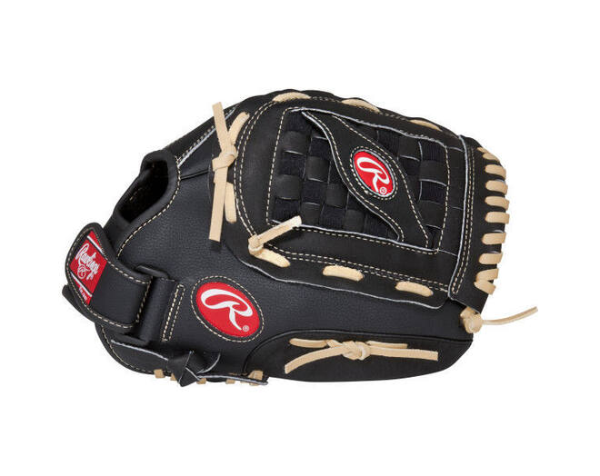 Rawlings RSS125C 12,5 Inch Leather Palm Slowpitch Softball Glove | Left Hand Catch