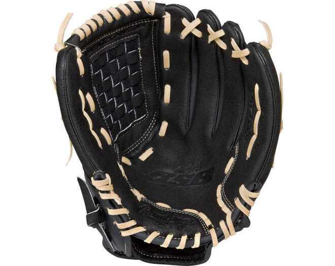 Rawlings RSS125C 12,5 Inch Leather Palm Slowpitch Softball Glove | Left Hand Catch
