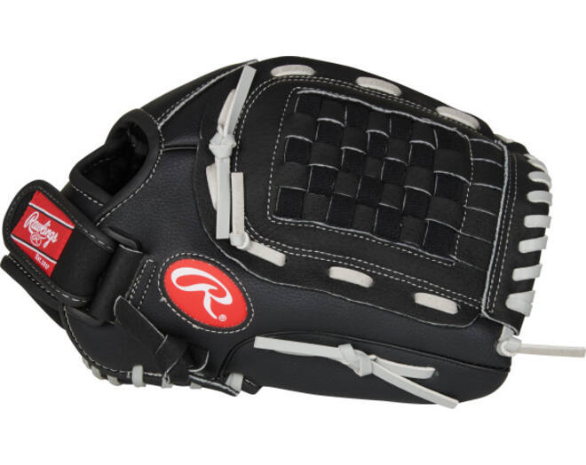 Rawlings RSB120GB 12 Inch Leather Palm Slowpitch Softball Glove | Right Hand Catch