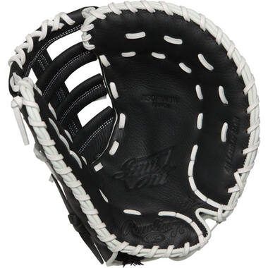 Rawlings RRSOFBMBW 13 Inch Leather Shut Out First Base Mitt Women Glove | Right Hand Catch