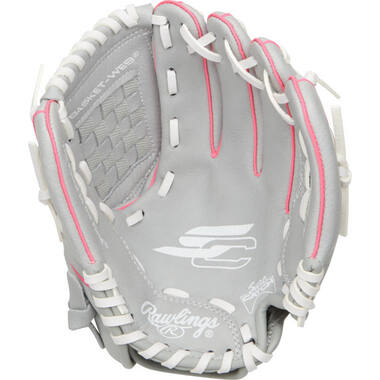 Rawlings SCSB100P Soft All-Leather Sure Catch Series Youth Glove 10 Inch | Left Hand Catch