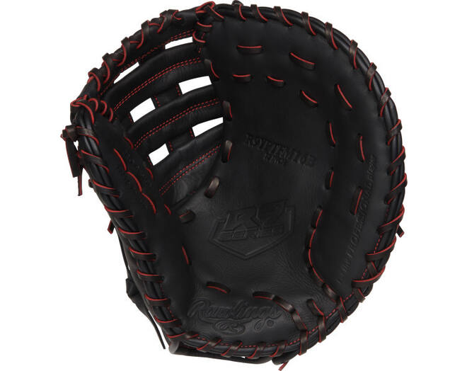 Rawlings R9YPTFM16B All-Leather R9 Series Fastpitch Glove Youth 12 Inch | Left Hand Catch