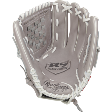 Rawlings R9SB125FS-3G Soft All-Leather R9 Series Softball Glove 12,5 Inch | Left Hand Catch