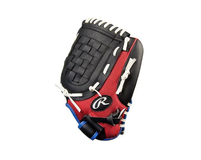 Rawlings PL115BSW 11,5 Inch Tee Ball Vinyl Baseball Glove | Left Hand Catch