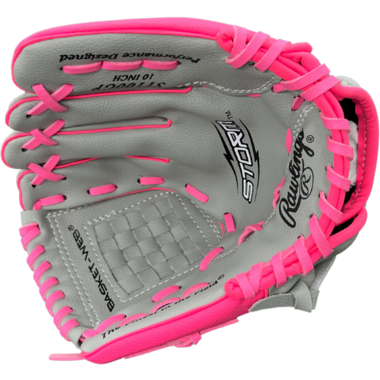 Rawlings ACAST100GP Leather Storm Series Fastpitch Softball Glove 10 Inch | Left Hand Catch