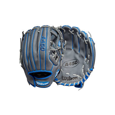 Wilson WBW1001711075 10,75 Inch Synthetic A450 1075 Baseball Infield Glove | Left Hand Catch
