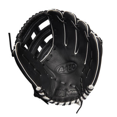 Wilson WBW10017612 12 Inch Synthetic A450 Baseball Outfield Glove | Left Hand Catch