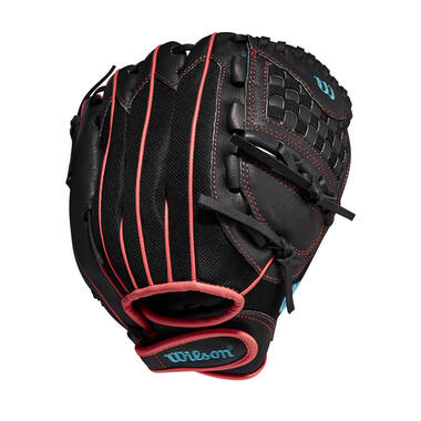 Wilson WBW100416115 11,5 Inch Synthetic A440 Flash Fastpitch Softball Infield Glove | Right Hand Catch