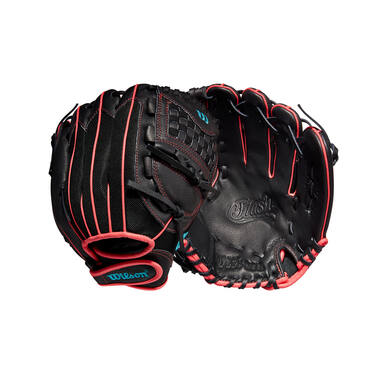 Wilson WBW100416115 11,5 Inch Synthetic A440 Flash Fastpitch Softball Infield Glove | Right Hand Catch