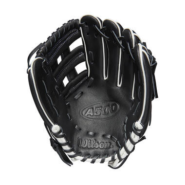 Wilson WBW100898105 10,5 Inch Leather A500 Youth Baseball Glove | Left Hand Catch