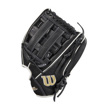 Wilson WBW100898105 10,5 Inch Leather A500 Youth Baseball Glove | Left Hand Catch