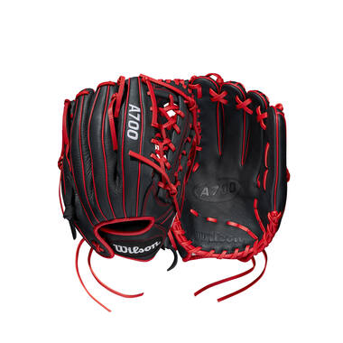 Wilson WBW10012812 12 Inch Leather A700 Baseball Glove | Right Hand Catch