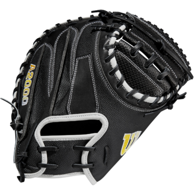 Wilson WBW100995335 33,5 Inch Leather A2000 M1DSS Spin Control Baseball Catcher’s Mitt | Left Hand Catch