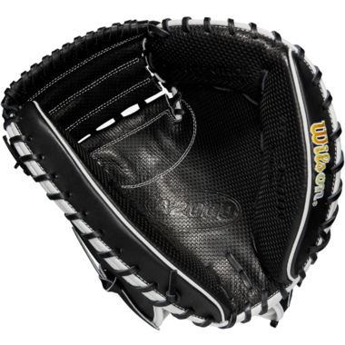 Wilson WBW100995335 33,5 Inch Leather A2000 M1DSS Spin Control Baseball Catcher’s Mitt | Left Hand Catch