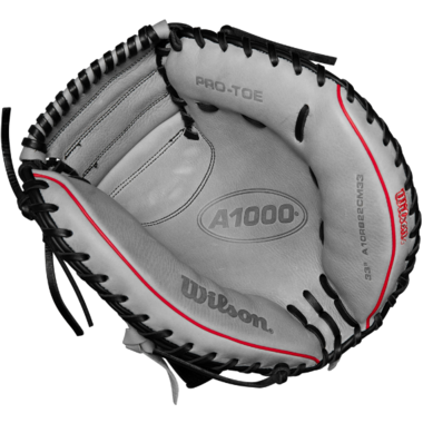 Wilson WBW10145433 33 Inch Leather A1000 CM33 Baseball Catcher’s Mitt | Left Hand Catch