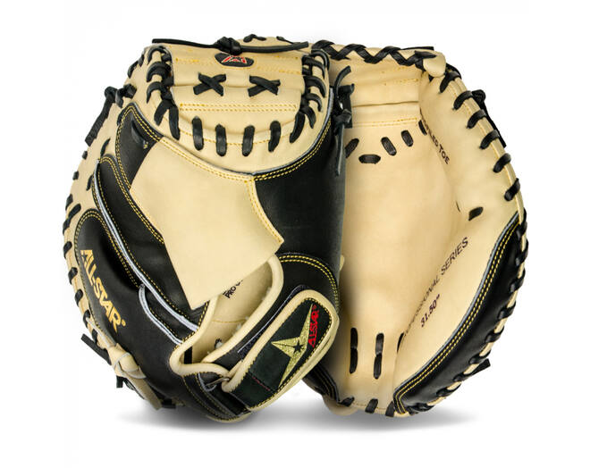 All Star CM3000BTJR 31,5 Inch Leather Pro Elite Youth Baseball Catcher Mitt | Left Hand Catch