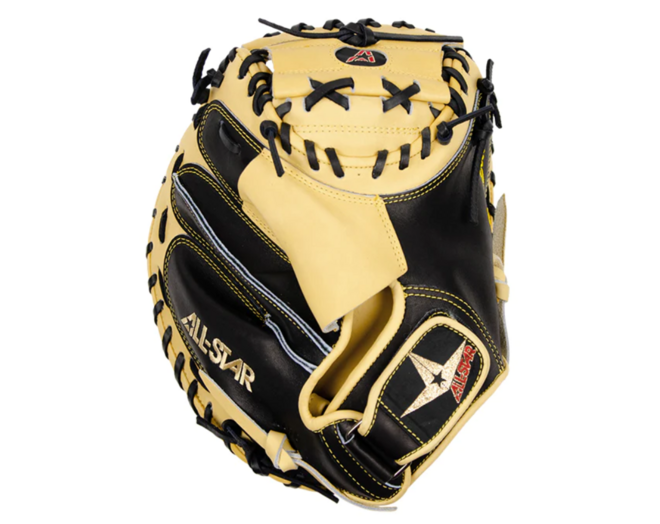 All Star CM3000SBT 33,5 Inch Leather Pro Elite Baseball Catcher's Mitt | Left Hand Catch