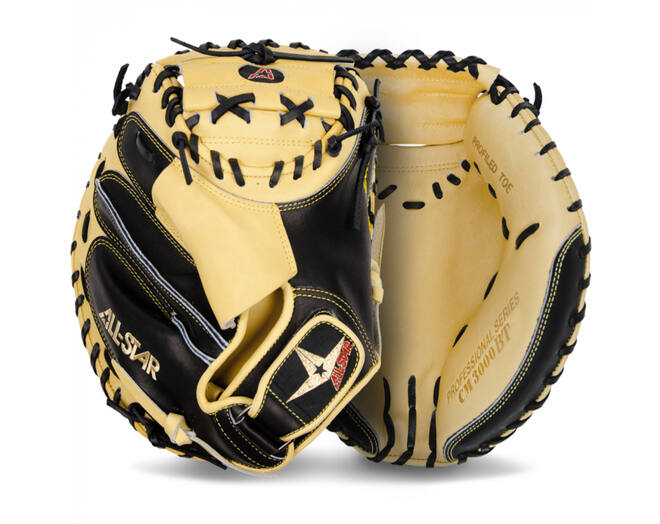 All Star CM3000XSBT 32 Inch Leather Pro Elite Baseball Catcher's Mitt | Left Hand Catch