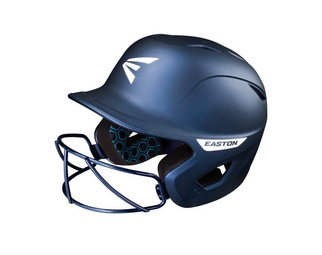 Easton Ghost Fastpitch Softball Batting Helmet w/Mask for Women | L/XL Navy