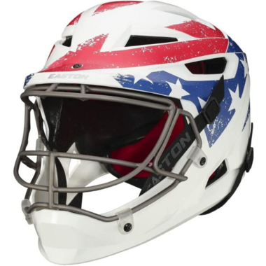 Easton Hellcat Ultra-Lightweight Slowpitch Softball Fielders Safety Helmet L/XL Stars & Stripes