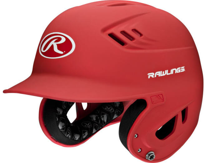 Rawlings R16MJ Matte Baseball Batting Youth Helmet | R16 Series Color Scarlet