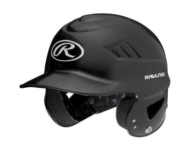 Rawlings RCFH Coolflo Adult Baseball Batting Helmet Color Black